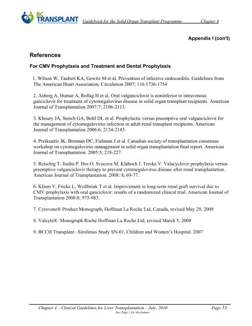 4. Clinical Guidelines for Liver Transplantation (PDF) - British ...