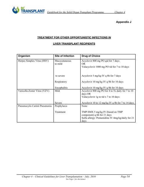 4. Clinical Guidelines for Liver Transplantation (PDF) - British ...