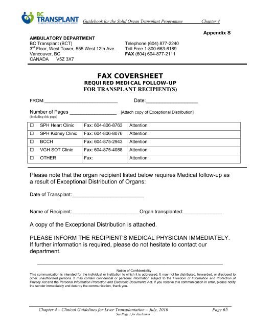 4. Clinical Guidelines for Liver Transplantation (PDF) - British ...