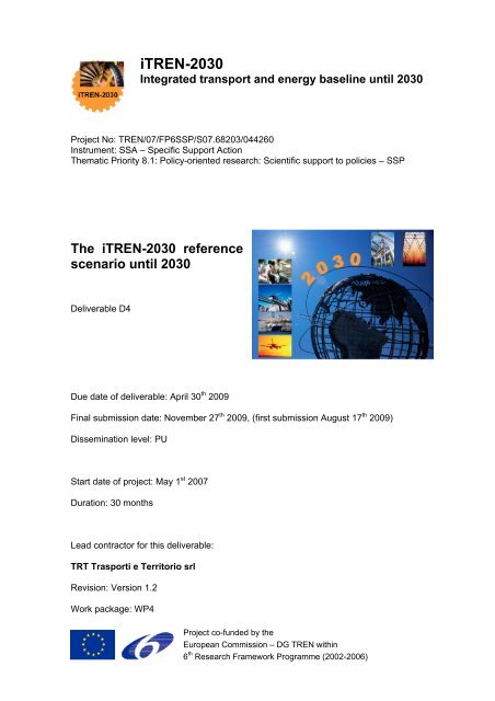 ITREN-2030 - Transport &Amp; Mobility Leuven
