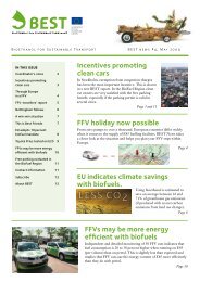 BEST Newsletter #4 - BEST Bioethanol for Sustainable Transport