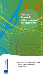 Transport Research in the European Research Area