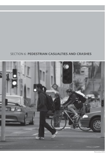 Motor Vehicle Crashes 2009 - Section 6: Pedestrian Casualties and ...