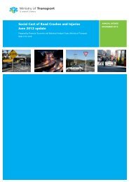 Social Cost of Road Crashes and Injuries June 2012 Update ...
