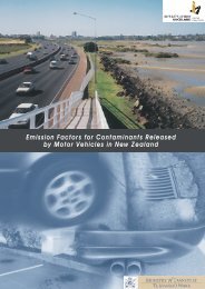 Emission Factors for Contaminants Released by Motor Vehicles in ...