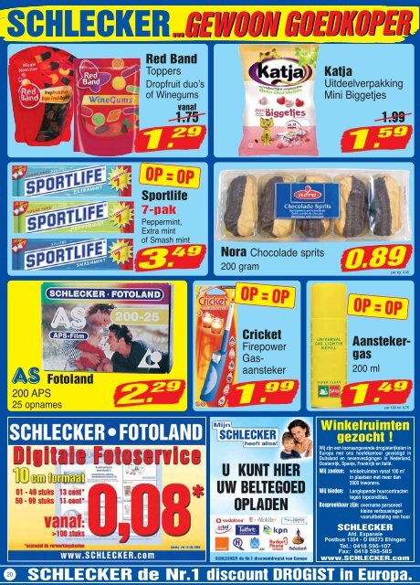 Bestel TOP aanbieding - Schlecker