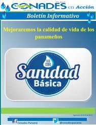 Boletín Informativo del Consejo Nacional para el Desarrollo Sostenible Septiembre del 1 al 15 del 2014