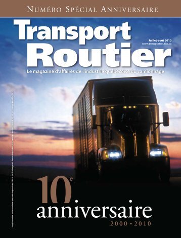 anniversaire - Transport Routier