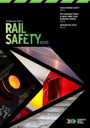 Rail Safety News Issue 9 (PDF 3.4 MB) - Transport Safety Victoria