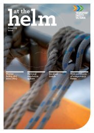 At the Helm - Issue 3 (PDF, 1.5 MB, 11 pp.) - Transport Safety Victoria