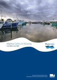 Marine Safety in Victoria Report 2008-2009 (PDF, 1.8 MB, 158 pp.)
