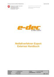 Notfallverfahren Export Externes Handbuch - TransSoft