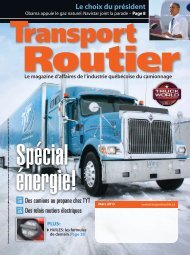 Dans l'atelier - Transport Routier