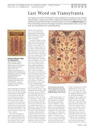 139 Books pf - Antique Ottoman Rugs in Transylvania