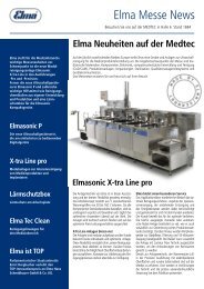 Elmasonic Lärmschutzbox - Elma Gmbh & Co. KG
