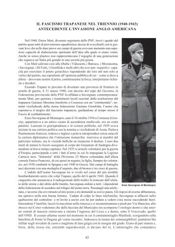 il fascismo trapanese nel triennio (1940-1943) - Trapani Nostra