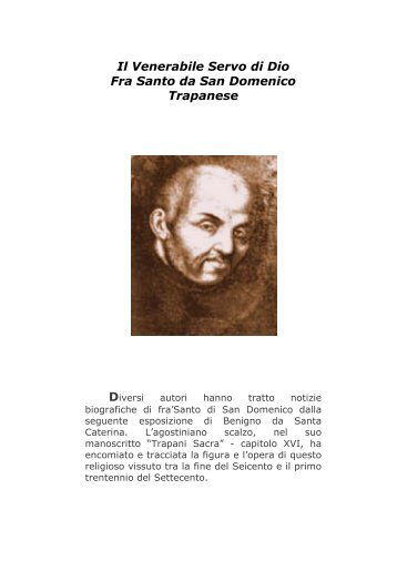 fra santo di san domenico - Trapani Nostra
