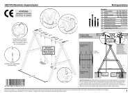 FIPS Massivholz Doppelschaukel - BrÃ¼gmann Traumgarten