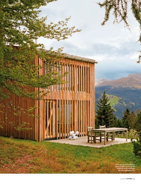 Modernes Holzhaus im Schoss der Berge - Traumhaus