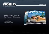 Mediadaten - TRAVELLERÂ´S WORLD Magazin