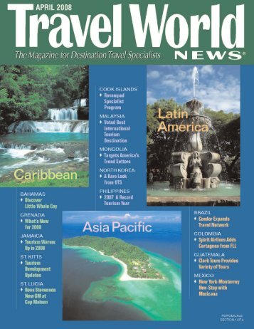 Section 1: Industry News/Fams/North America/Europe - Travel World ...