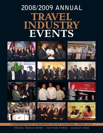 the 2008 Industry Events Pull-Out Supplement - Travel World News