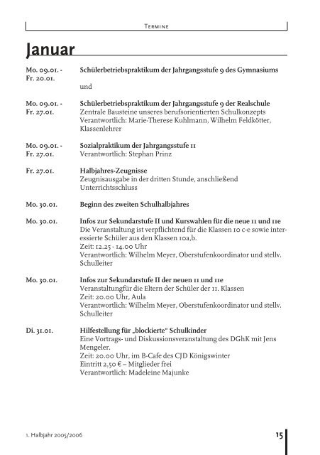 mit CJD-Schülern und Profis an der Fachhochschule Bochum