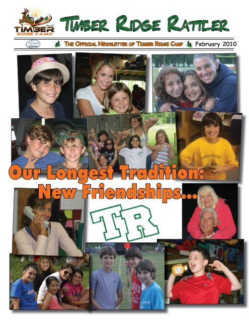 new friendships - Timber Ridge Camps