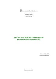 Navodila za izdelavo pisnih nalog po mednarodnih standardih ISO