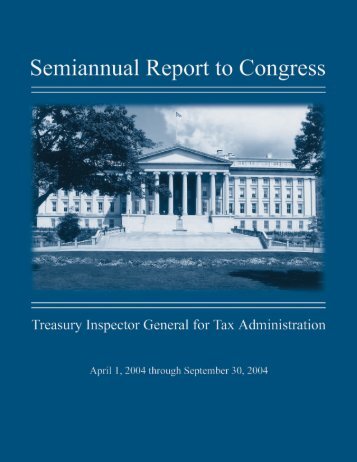 September 30, 2004 - Department of the Treasury