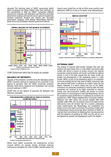 1998 SOUTHERN AFRICA ECONOMIC ... - National Treasury