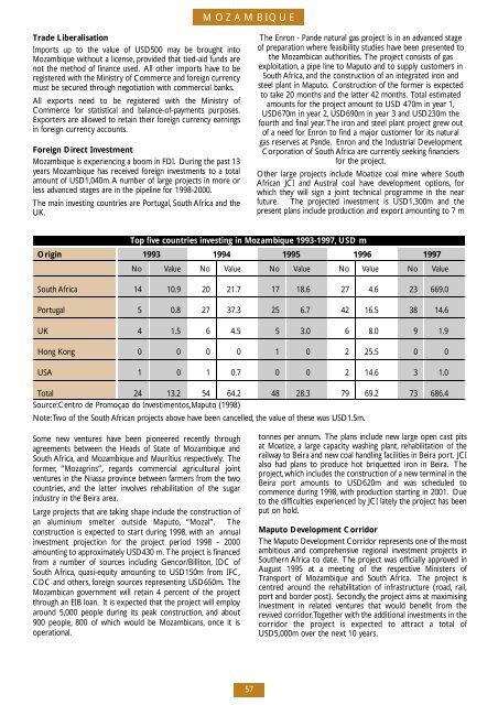 1998 SOUTHERN AFRICA ECONOMIC ... - National Treasury