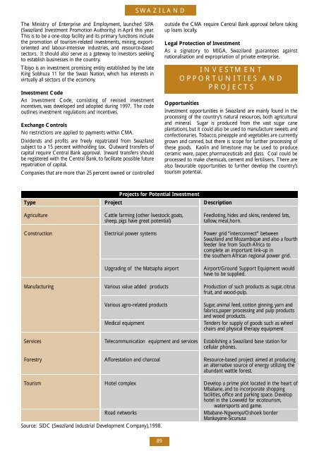 1998 SOUTHERN AFRICA ECONOMIC ... - National Treasury