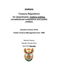 Treasury Regulations 2002 - National Treasury