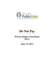 Do Not Pay - Privacy Impact Assessment - Treasury Direct