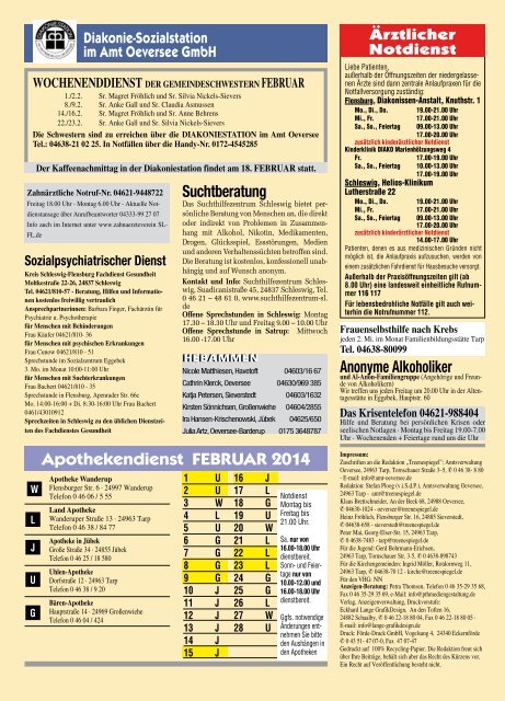 Geburtstage im Februar 2014 - Treenespiegel