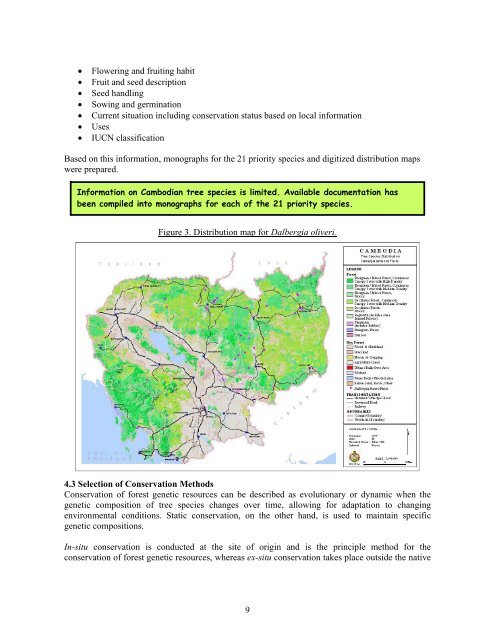 Cambodia Forest Gene Conservation Case Study Part II