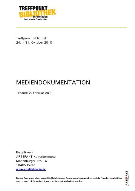 PDF (20.938 KB) - Treffpunkt Bibliothek