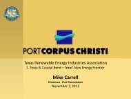 The Port of Corpus Christi and Renewable Energy - Texas ...