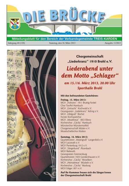Die Brucke Die Brucke Verbandsgemeinde Treis Karden