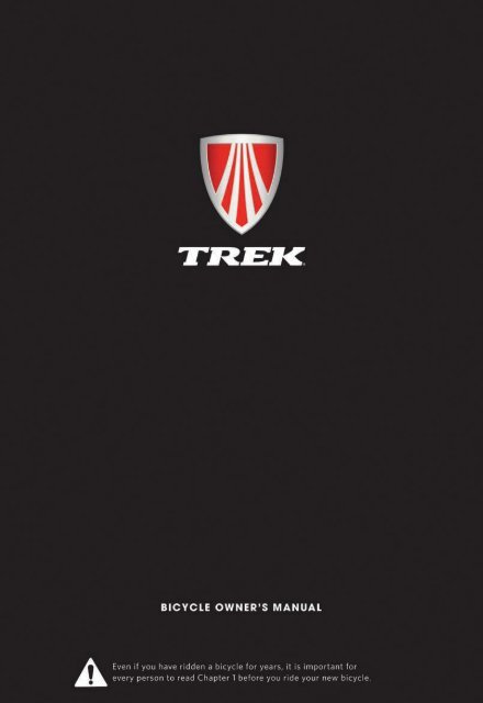 Bicycle Owner's Manual - English (.pdf 1.4 MB) - Trek Bicycle ...