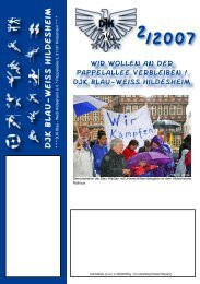 DJKB lau - W e is s H il deshe im - DJK Blau-Weiß Hildesheim - T ...