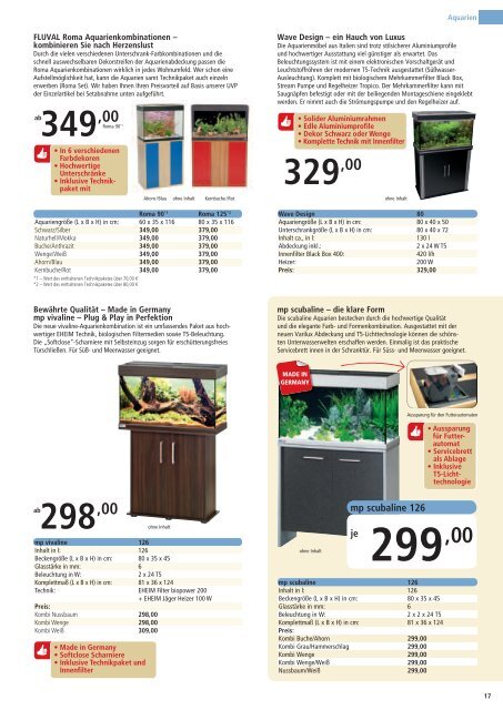 Aquaristik Katalog - ZOO & Co.