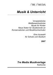 Musik & Unterricht - Tre Media Musikverlage