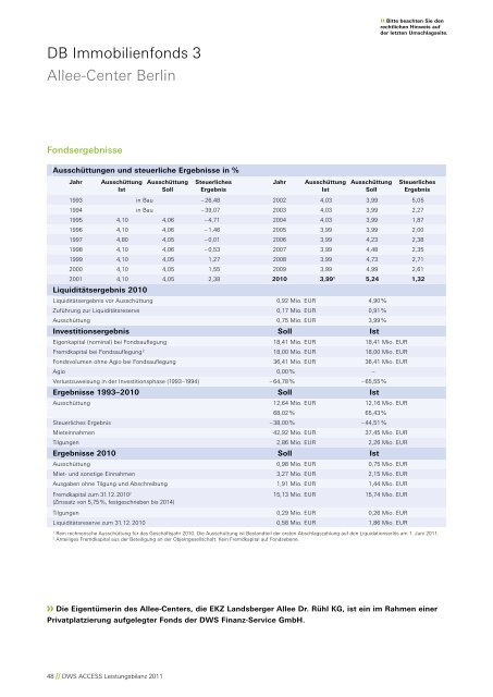 Leistungsbilanz 2011 - Leistungsbilanzportal