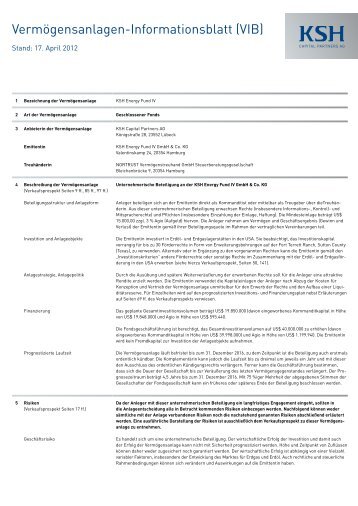 VermÃ¶gensanlagen-Informationsblatt (VIB) - Fondsvermittlung24.de