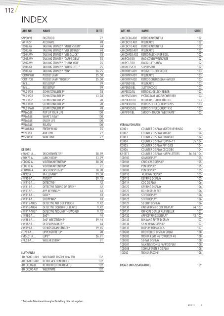 Gesamtkatalog 2013 [PDF] - Trend Design Handel AG