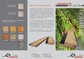 Fassaden Trendfuge - Trendholz