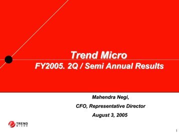 Presentation - Trend Micro