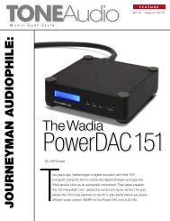 TONE Audio No. 31 - August 2010 The Wadia Power DAC 151